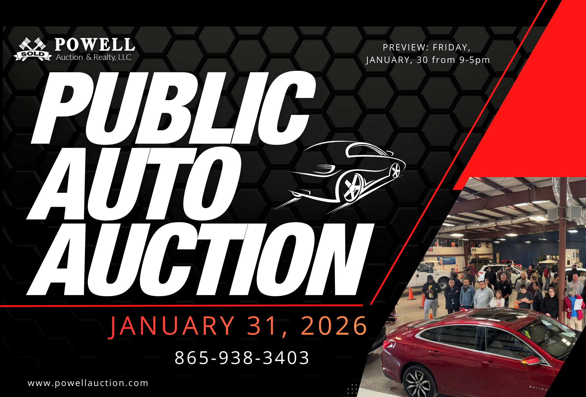This image is by Powell Auction & Realty.