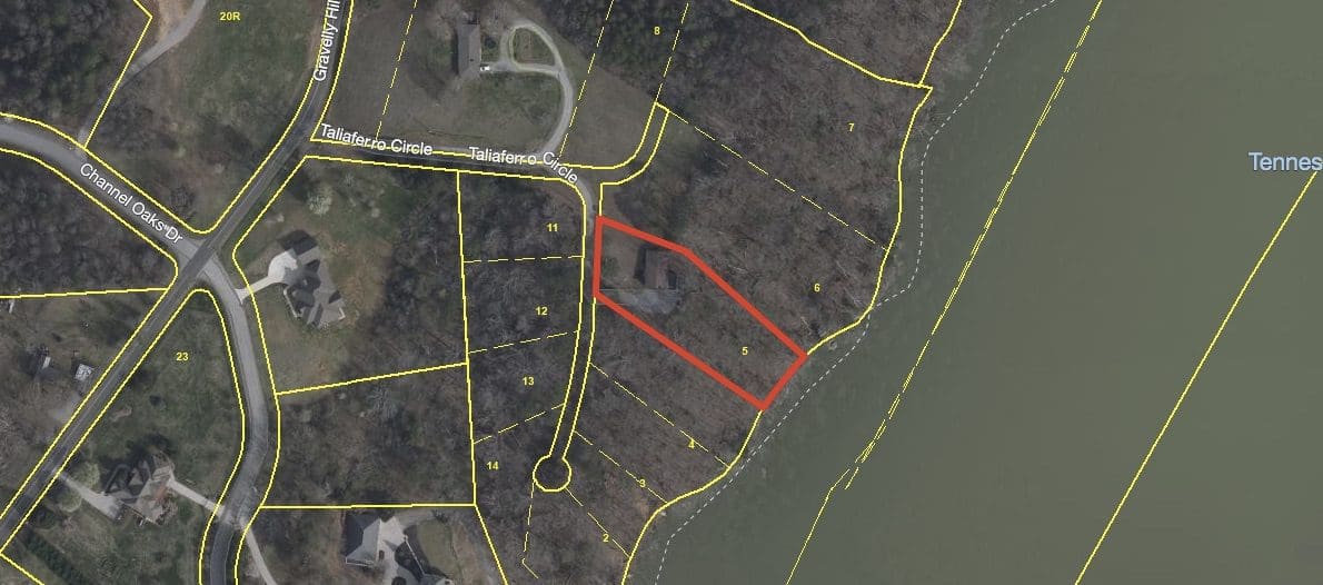 4010-Taliaferro-Circle-aerial-outline-map Powell Auction & Realty