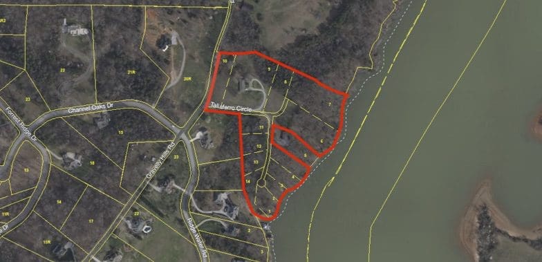 4024-Taliaferro-Circle-aerial-outline-map Powell Auction & Realty