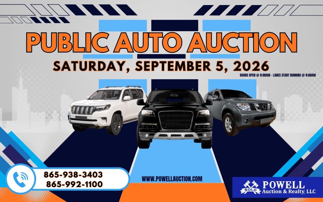 PUBLIC AUTO AUCTION – 9.5.2026
