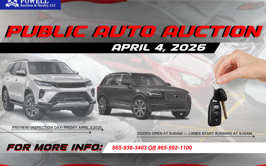 PUBLIC AUTO AUCTION – 04.04.2026