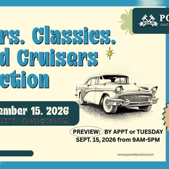 This image is by Powell Auction & Realty.