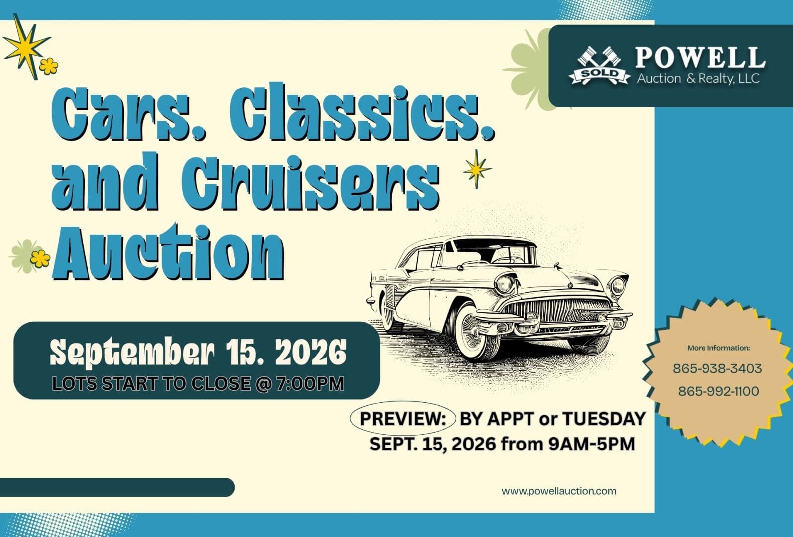 This image is by Powell Auction & Realty.