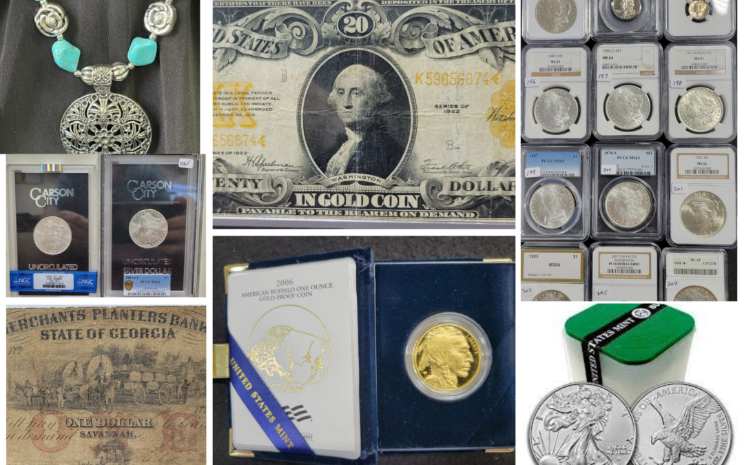 Consignment Coin, Currency and Jewelry Auction – Online Only Auction
