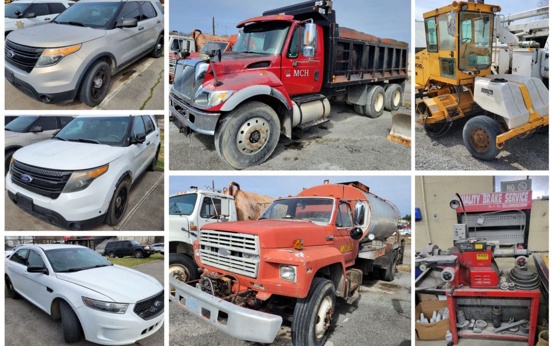 Meigs County Surplus Equipment Auction – Sheriff’s Dept. & Highway Dept. – Decatur, TN 37322
