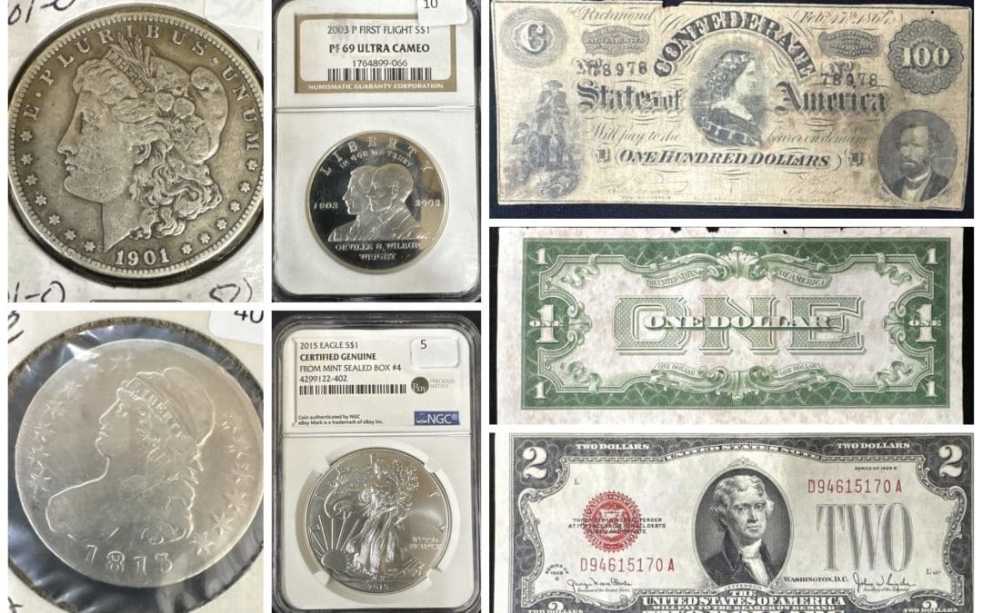June Consignment Coins & Currency Auction – Online Only Bidding
