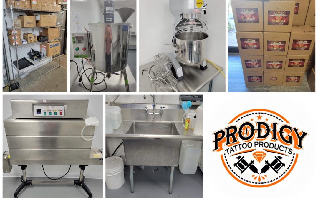 Prodigy Tattoo Products Liquidation Auction – ONLINE ONLY Bidding!!