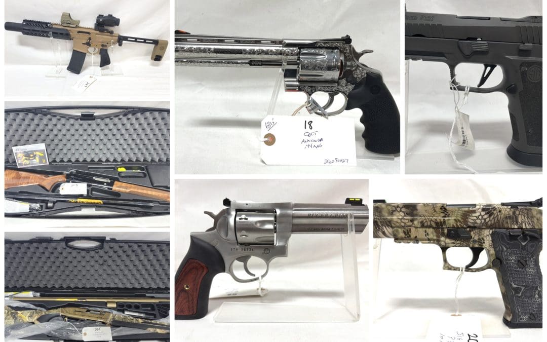 Fall Firearms Auction!!  Online Only Bidding!!