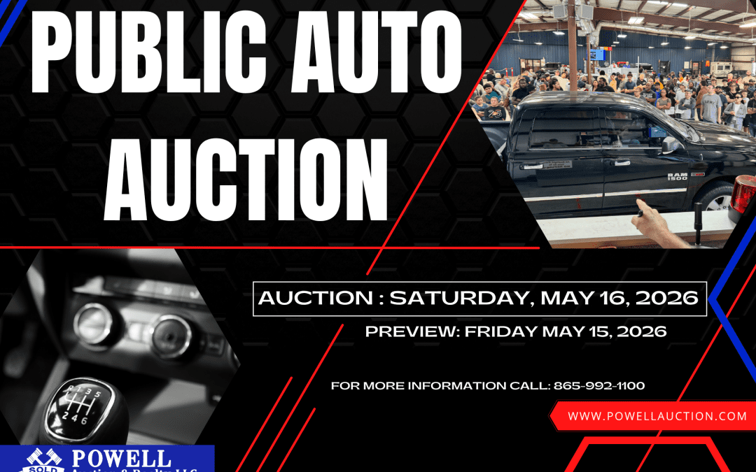 PUBLIC AUTO AUCTION – 05.16.2026