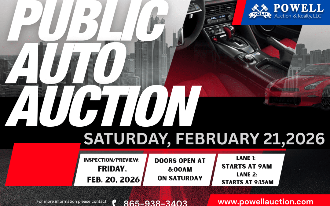 PUBLIC AUTO AUCTION – 02.21.2026