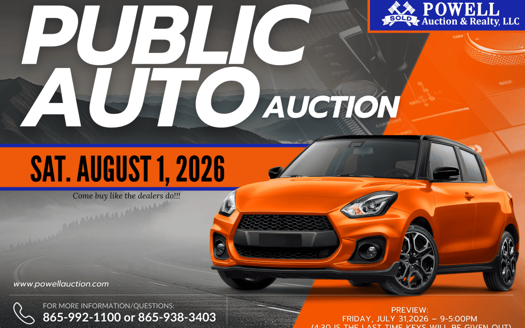 PUBLIC AUTO AUCTION – 08.1.2026