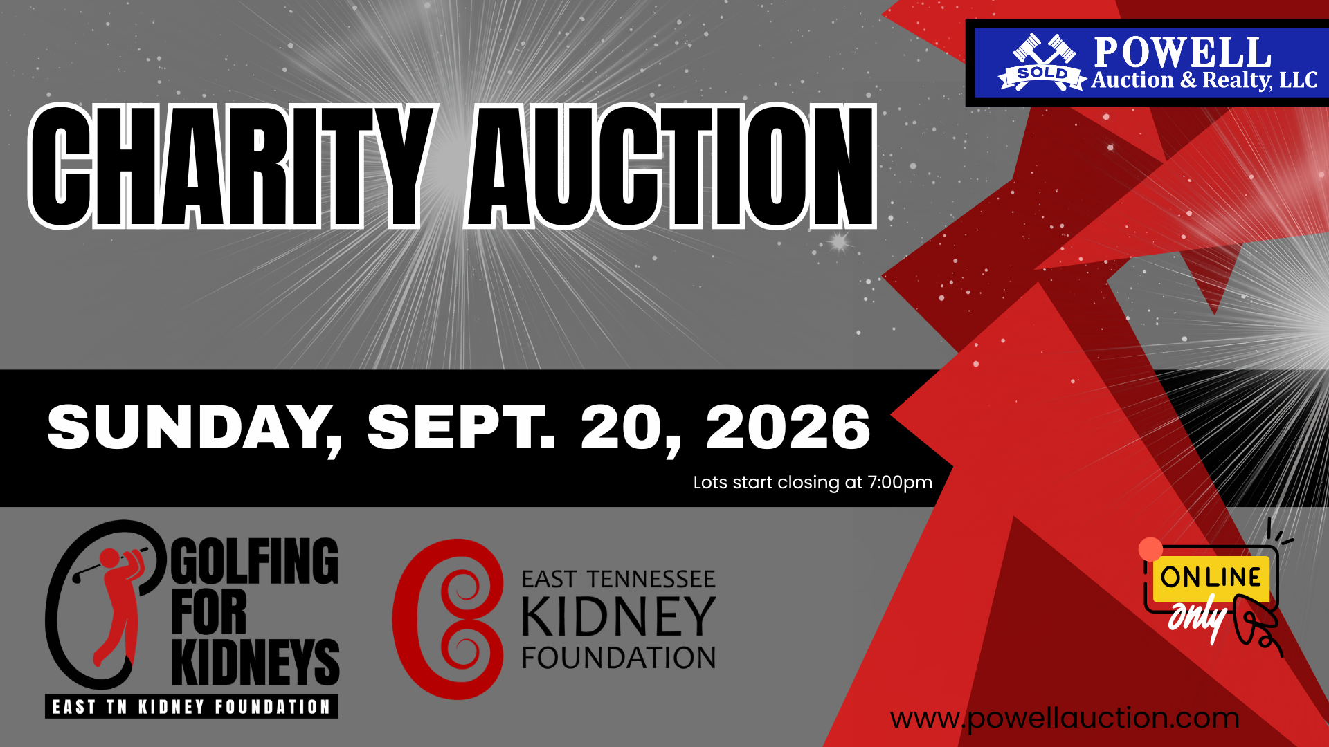 This image is by Powell Auction & Realty.