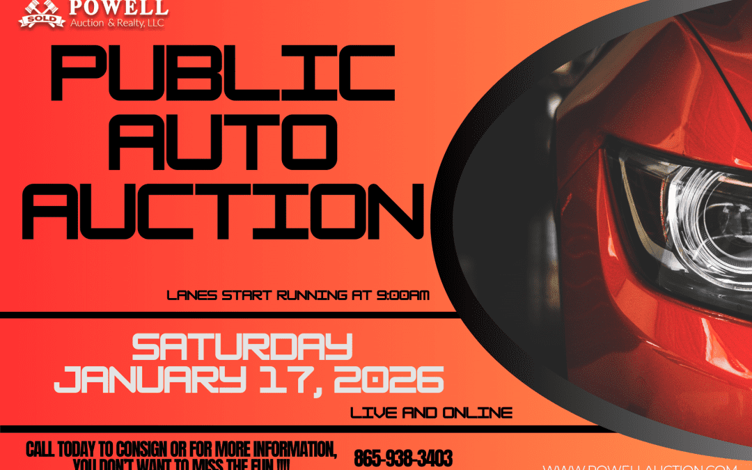 PUBLIC AUTO AUCTION – 01.17.2026