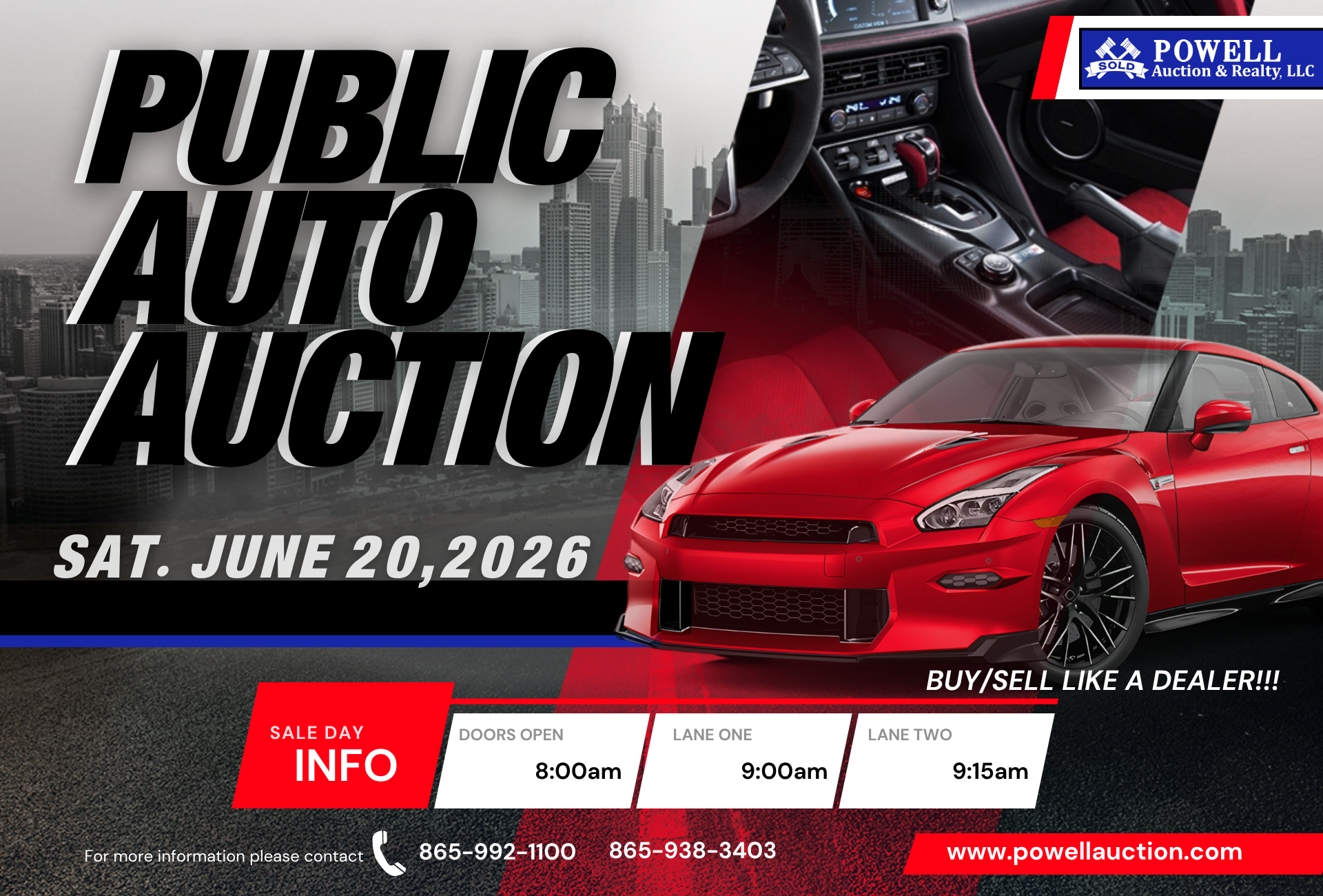 This image is by Powell Auction & Realty.