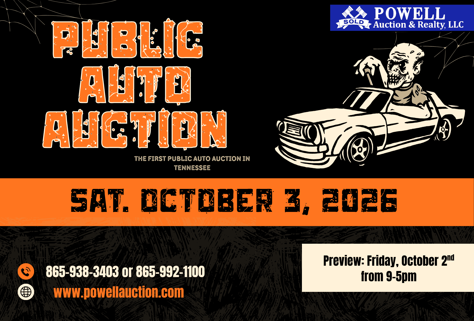 This image is by Powell Auction & Realty.