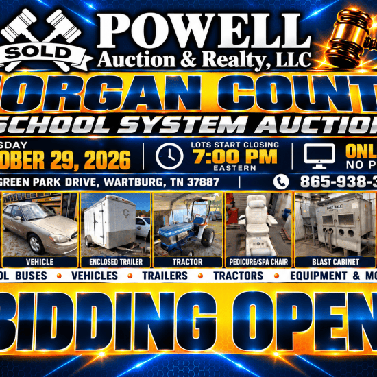 This image is by Powell Auction & Realty.