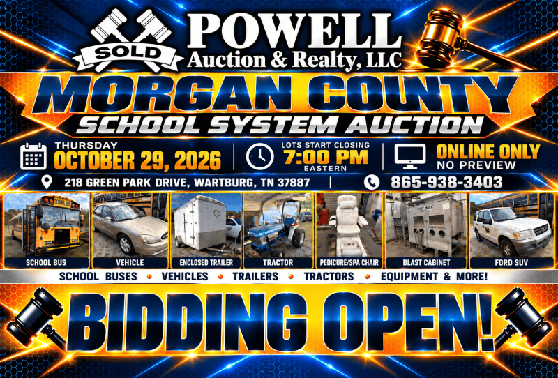 This image is by Powell Auction & Realty.